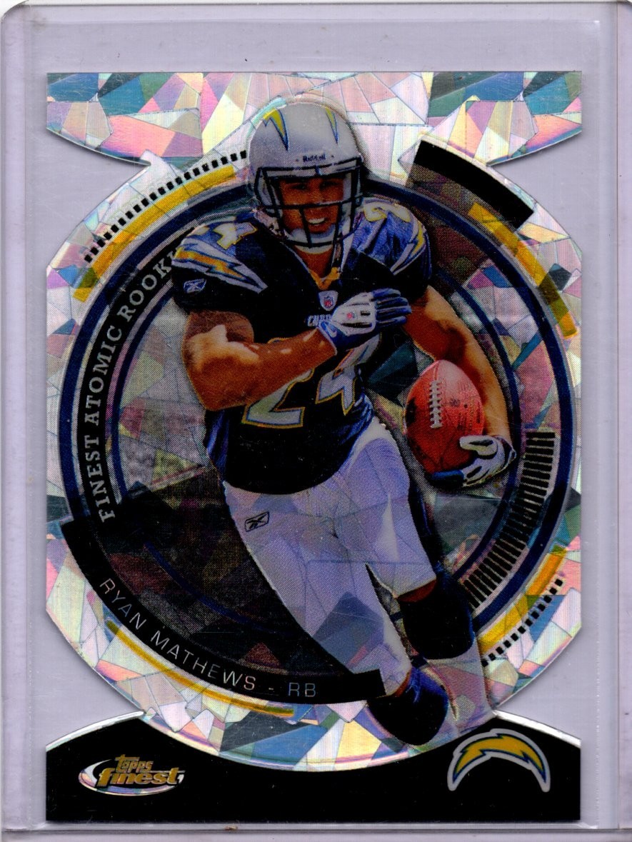 Ryan Mathews Finest Atomic Rookie Refractor #FAR5 Base