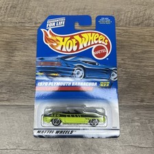 1997 Hot Wheels 1970 Plymouth Barracuda #523 Mattel Wheels 16322 Sealed