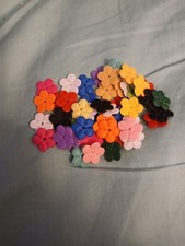 Mulberry paper flower assortment, new, 50 pieces
