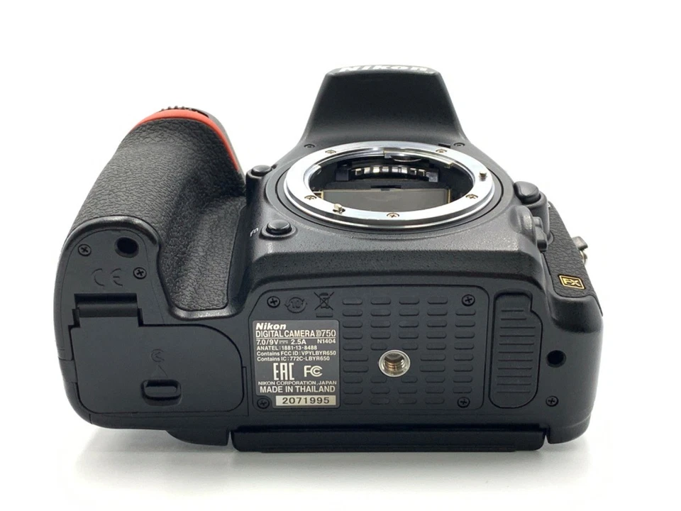 NIKON D750 24.3MP Digital Single-Lens Reflex Camera Body -EXC- `4112 - Image 3 of 3