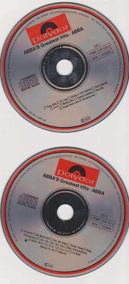 ABBA RARE DOPPEL CD THE VERY BEST OF ABBA ( MUSIKLADEN ) POLYDOR 839535-2 - Bild 3 von 3