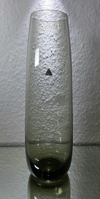 XXL Vintage Vase Richard Süssmuth Bechervase Form 168 /6 rauchfarben, 34 cm!