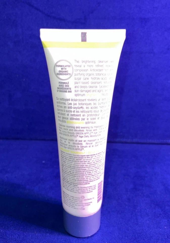 Gel Limpiador Iluminador Manzana Verde Juice Beauty 2oz/60mL Orgánico Nuevo. Foto 2 de 2