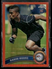 2011 Topps Chrome #44 Rahim Moore Orange Refractors