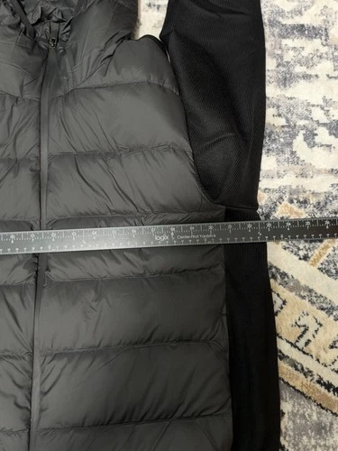 Moncler Black Hooded Paneled Zipped Jacket Mens Size 4 / XL image 7