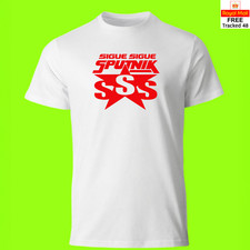 Sigue Sigue Sputnik - T Shirt - Post Glam Punk Rock Music Band 80s 90s