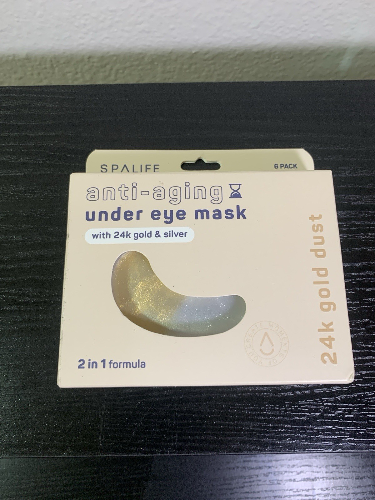 Spalife Anti-aging 24k Gold Dust & Silver Under Eye Patches 6 Pairs/12 Patches