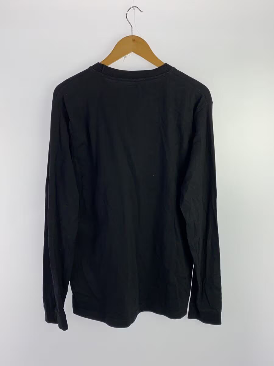 STUSSY Long Sleeve Shirt, Size L, Cotton, Black, Solid Color thumbnail 2
