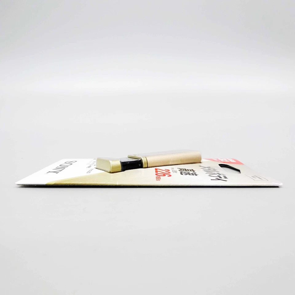 Sony USB3.0 corresponding USB Memory 128GB Gold cap Les USM128GQX N Japan NEW - Image 3 of 4