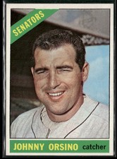 1966 Topps Johnny Orsino Washington Senators #77
