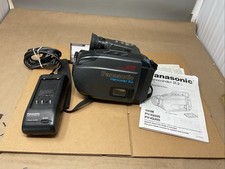 Panasonic PV-IQ205D-K Palmcorder IQ VHS-C Camcorder w/ Charger, Manual Bundle