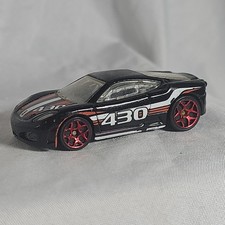 Hot Wheels Ferrari F430 Challenge Black 2012 Ferrari 5-Pack Exclusive 1/64 Car