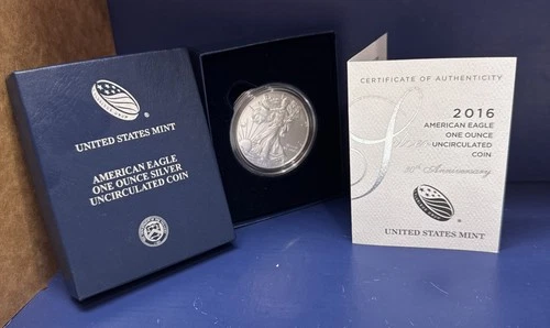 2016 American $1 Eagle 1oz Silver Uncirculated Coin