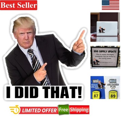 100PC 2.5-Inch Trump 'I Did That' Stickers - Perfect for Reselling & Events
