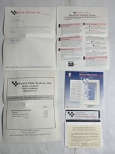Vintage 1991 PixSure File Electronic Filing System PC Software Letter Price List