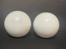 Lot of (2) EMPTY Zuru Surprise Mini Brands Ball (Capsule) White