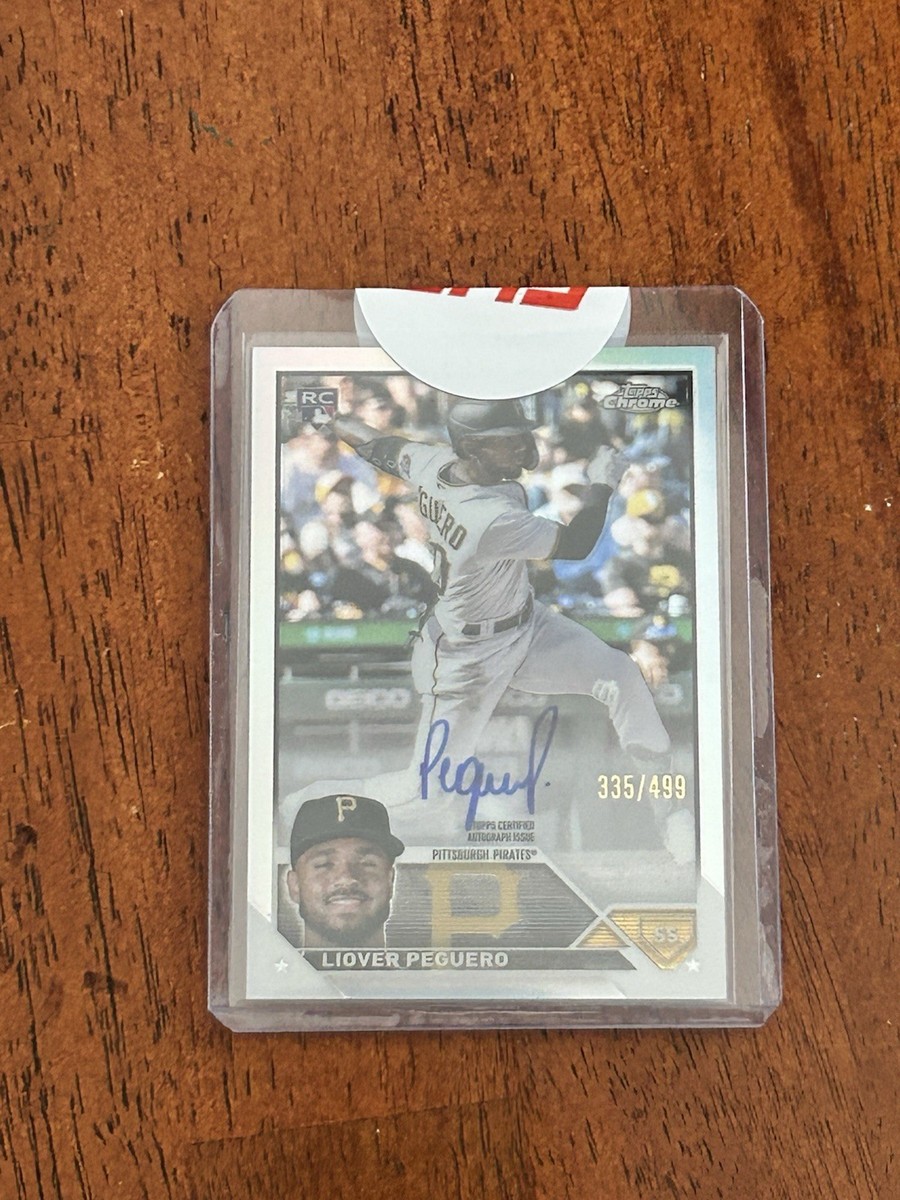 2023 Topps Chrome Update Liover Peguero Auto RC Refractor /499