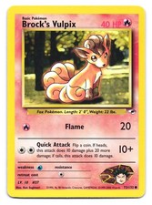 Brock's Vulpix 73/132 Common Gym Heroes Pokemon Unlimited MP on eBay