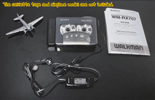 Sony Walkman WM-RX707 Cassette Player Recorder with Remote, Earphones  Manual