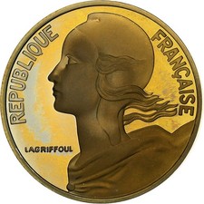[#1260885] Coin, France, Marianne, 10 Centimes, 1994, Paris, Proof, MS