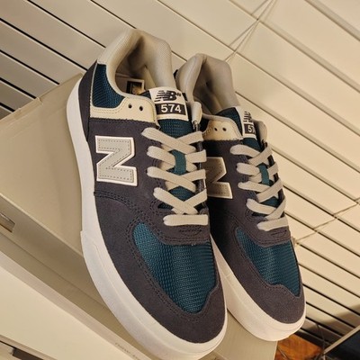 New Balance Numeric 574 Vulc Blue Grey Sneakers Men s Size 8 NM574VCN Skate Shoe
