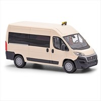 Busch H0 54655 Fiat Ducato Bus, Taxi, Beige