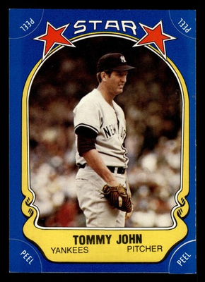 #ad #ad 1982 Fleer Tommy John #40 NM 73435 $1.99