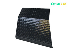 Aluminum Diamond Plate Front Bumper Shock Cover Fit EZGO TXT Golf Cart Black