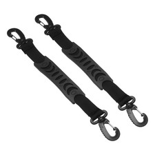Roller Skate Lifter, Skate Leash with Carrying Handle 2 Pack 13 in Black