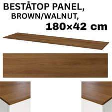 IKEA BESTÅ Top Panel Brown/Walnut – 180×42 cm | Sofa/TV Unit Accent Top Trim