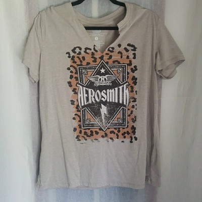 Aerosmith Rock Band Graphic Workout Gym Shirt Rocker Grunge 90s Y2K Skater