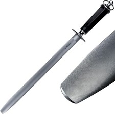 Sharpening Steel Knife Sharpener Rod Flat 12 ...