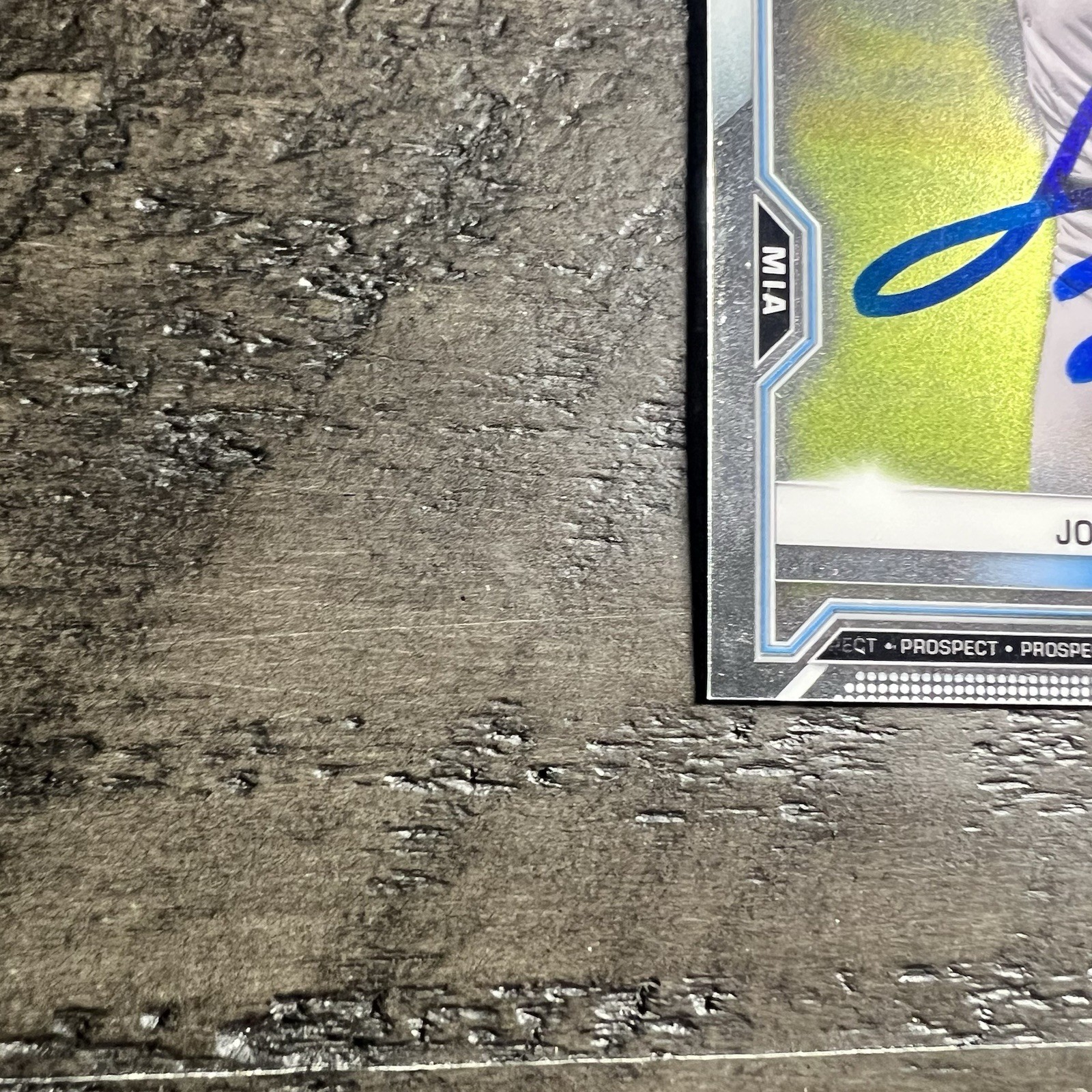 Jose Salas Signed IP Auto 2021 Topps 1st Bowman Chrome Baseball #BCP-110 MLB view 2