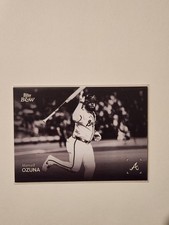 Marcell Ozuna 2025 Topps Black & White Braves #065