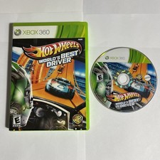 Hot Wheels: World's Best Driver Microsoft Xbox 360 No Manual Tested