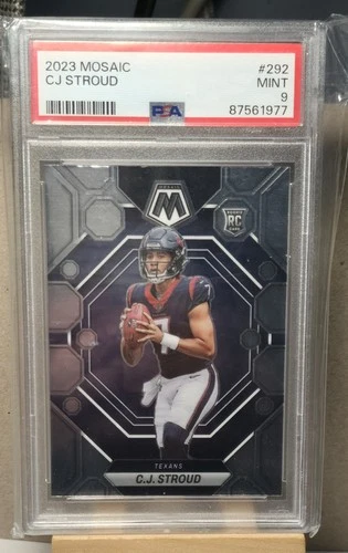 2023 Panini Mosaic Rookies C.J. Stroud #292 (RC) PSA 9