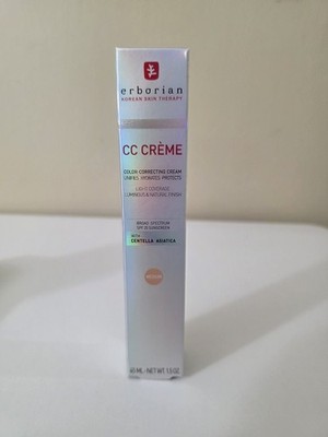 Erborian CC Cream Medium with Centella Asiatica Shade MEDIUM New