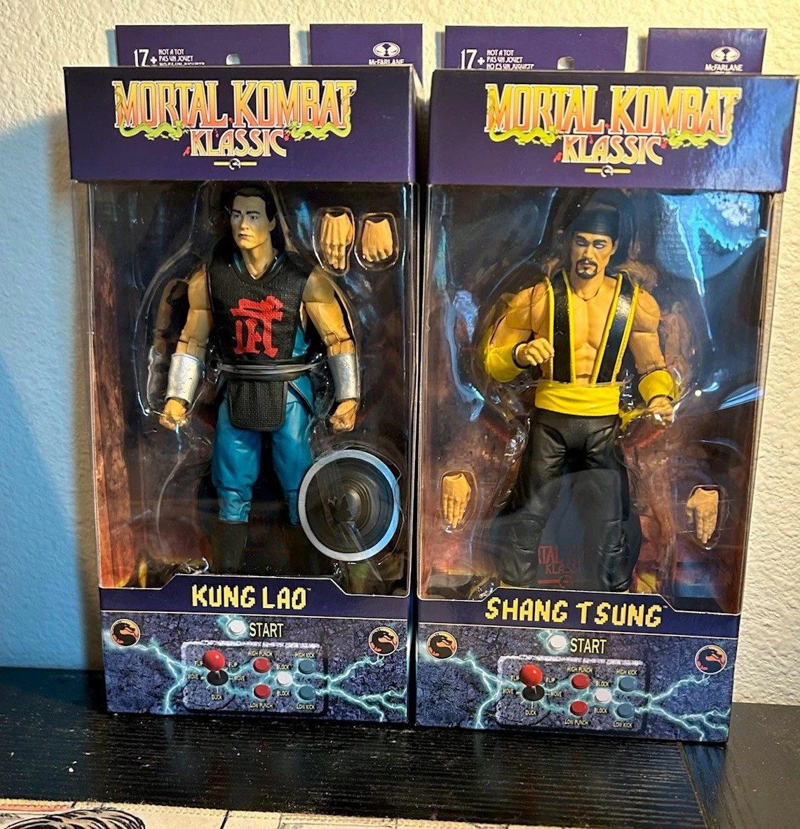 McFarlane Mortal Kombat Klassic  Shang Tsung Kung Lao Set IN Hand Ready To Ship