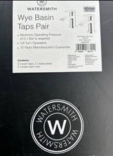 Watersmith Wye Basin Pillar Taps