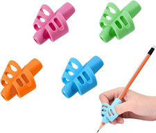 YYST 4 Stück Schreibhilfe Für Stift Kinder,Pencil Grips for Kids,Ergonomische Bl