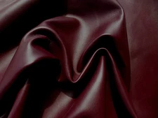 lambskin leather hide Premium Grade Dark Burgundy Full Bodied smooth finish
