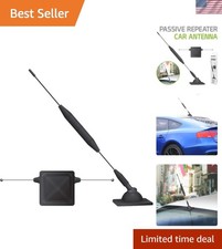 Black Passive Phone Signal Booster for Vehicles - Enhances Reception  Quality