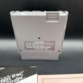 Defender of the Crown (Nintendo NES, 1989) All Inserts, Manual Only Missing Box