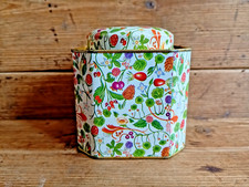 Vintage Tea Caddy Tin / Storage Tin