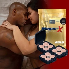 Megas'X Gold 12 Bedroom Perofmance Supplement Pill Herbal Ingredient Rich