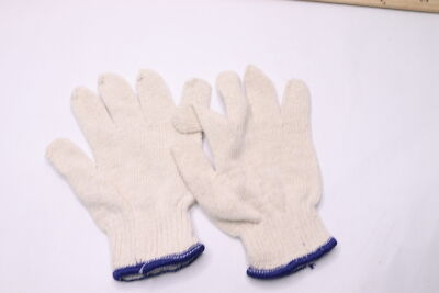 (Pair) MCR Cotton Heavyweight String Glove Natural Medium 9506M - As Shown Only
