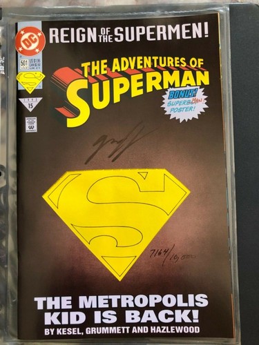 Return of Superman 5 Comics Signed Autographed Limited /10000 Dynamic Forces COA - Picture 10 of 12