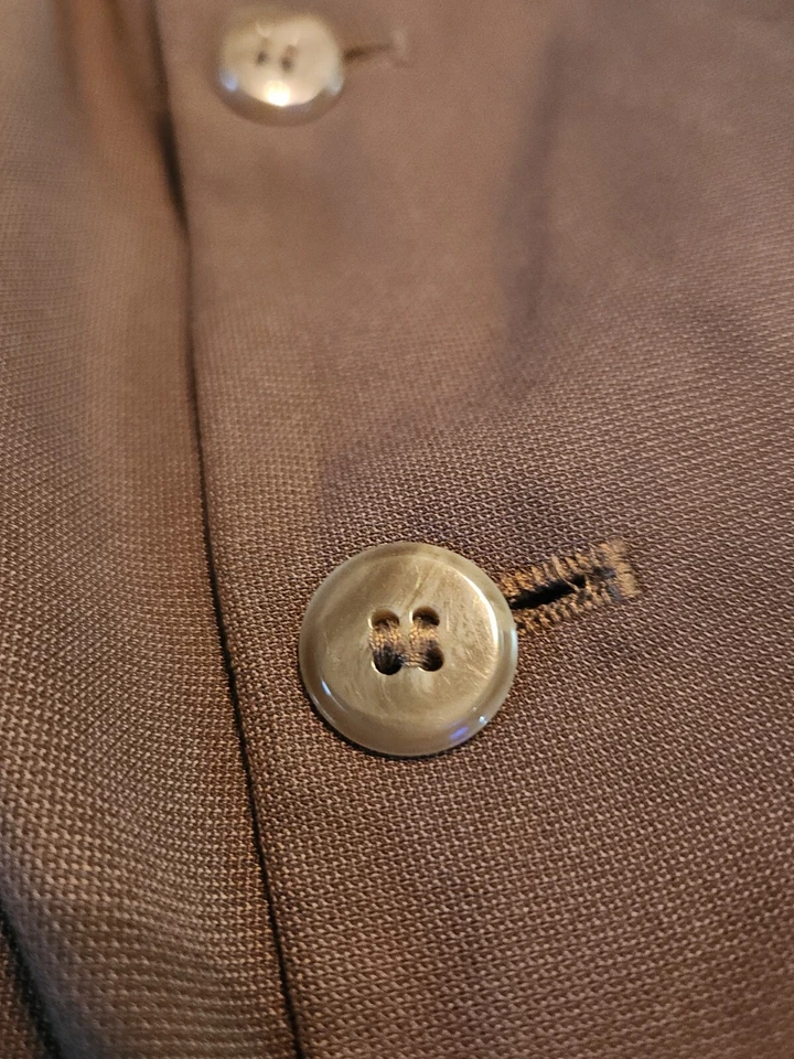 John Henry Para Hombres Talla 40R Gris Traje Chaqueta Blazer Vintage 3 Botones Muesca Foto 3 de 4