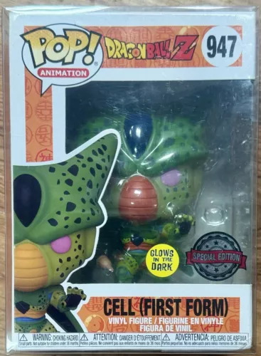 Funko Pop! Figura Vinilo Dragon Ball Z - Cell (Primera Forma) 947 Edición Especial