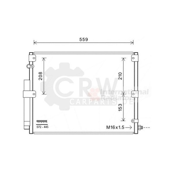 Kondensator Klimaanlage FüR Toyota Land Cruiser 100 4.2 TD 4.7-image